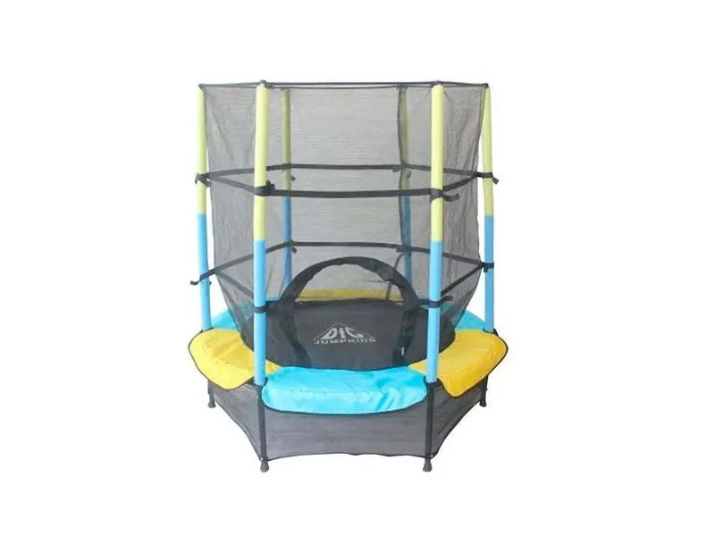 Детский батут 137 см, желто-синий