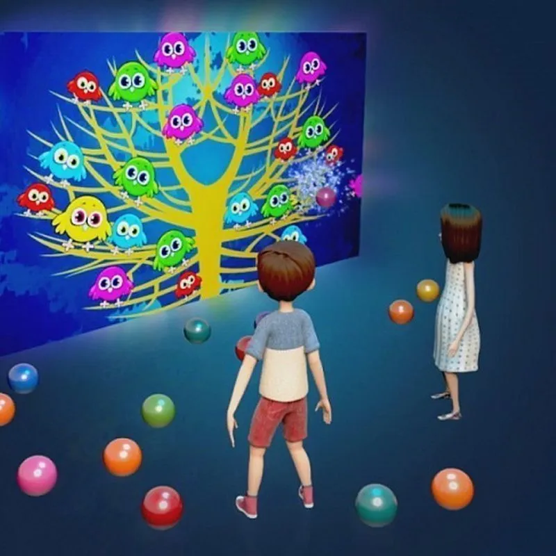 Интерактивная стена Кидалки в корпусе (кинект)