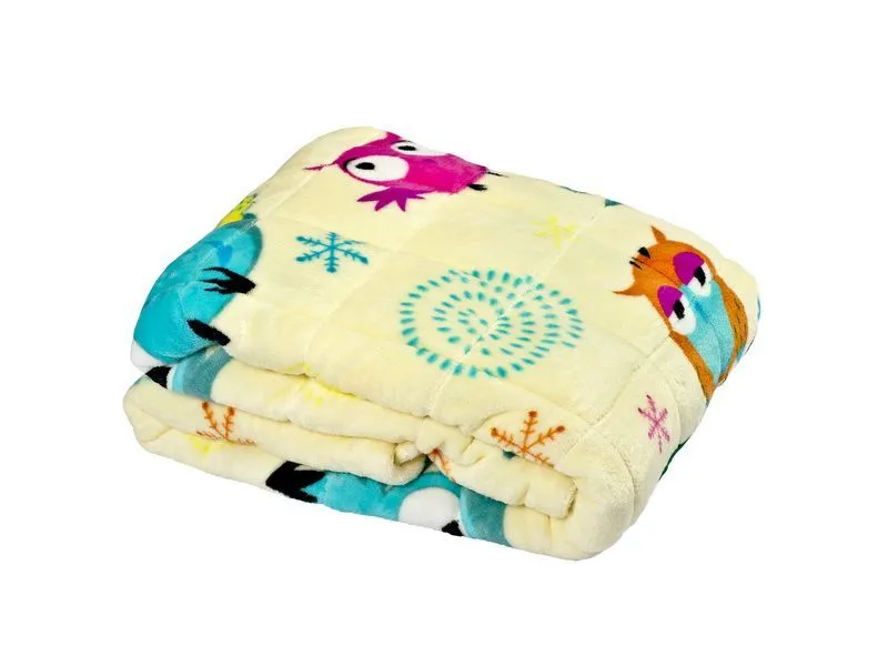 Утяжеленный плед «Совы» 95×145 см