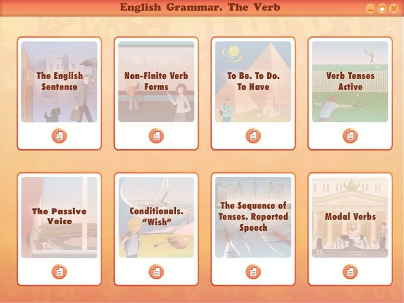 Программно-методический комплекс Интерактивные плакаты. Английский язык. Грамматика: Глагол