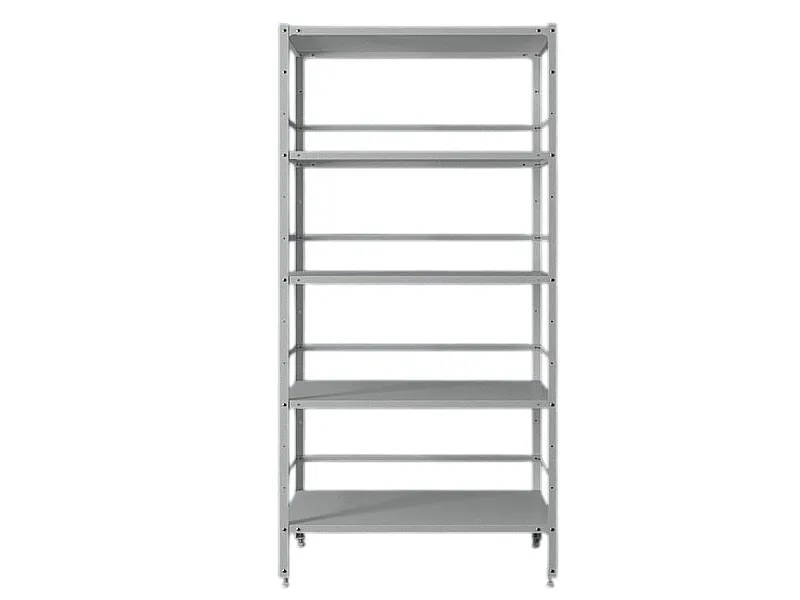 Металлический стеллаж 1000×400×2000 с ограничителями