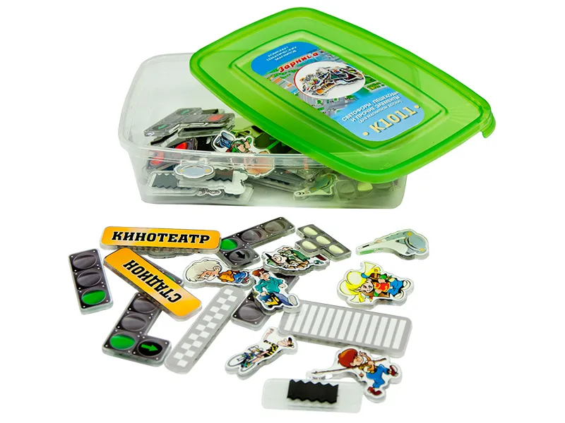 Комплект магнитов Дорожное движение и инфраструктура 48 шт.