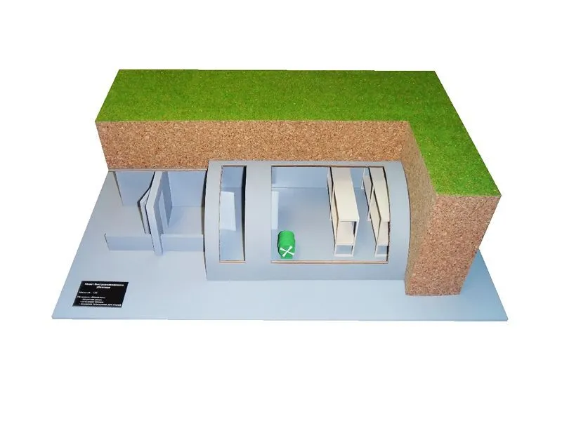 Макет быстровозводимого убежища ПРС-104м (обучающий)