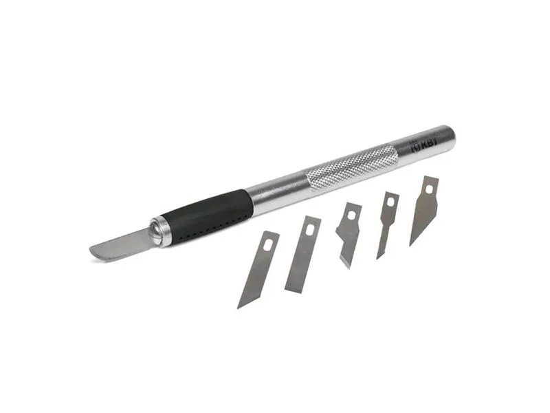 Макетный нож c 6 лезвиями