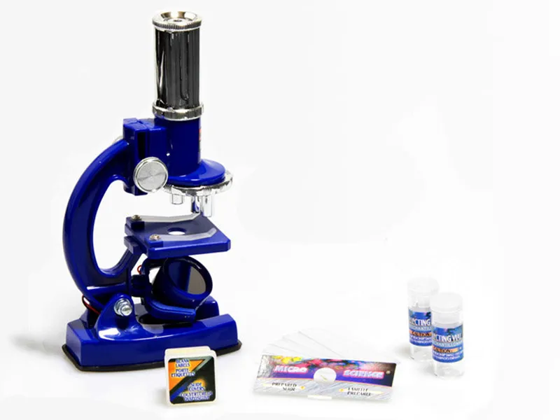 Микроскоп детский с набором для опытов