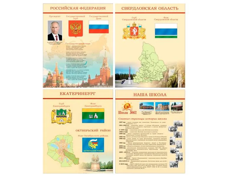 Комплект из 4-х стендов