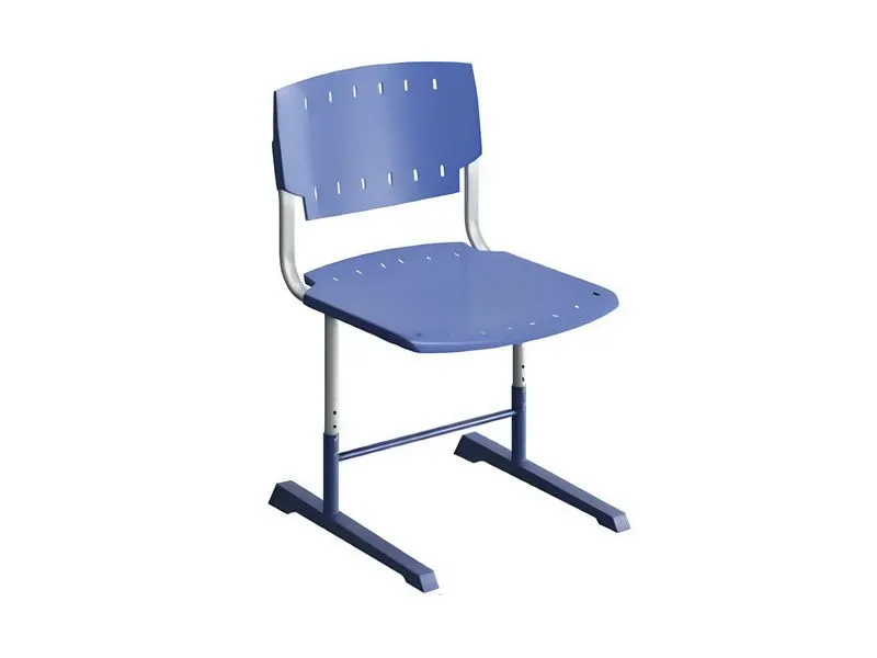 Стул школьный ЧБ, регулируемый (гр.3–5), пластик