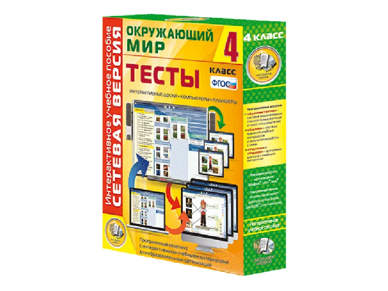 Окружающий мир 4 класс. Сетевая версия. Тесты