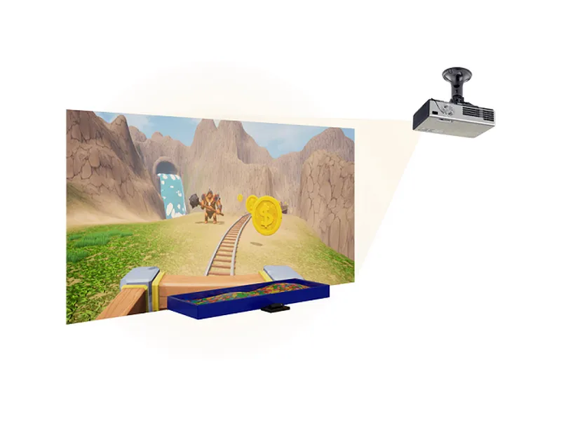 Интерактивная стена «Попадалкин» с 5 играми