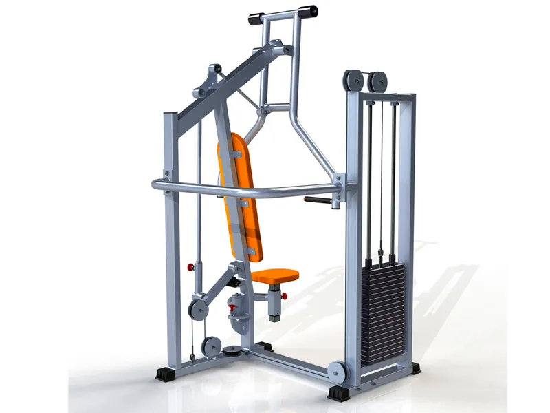 Реабилитационный тренажер Жим от груди сидя для инвалидов-колясочников