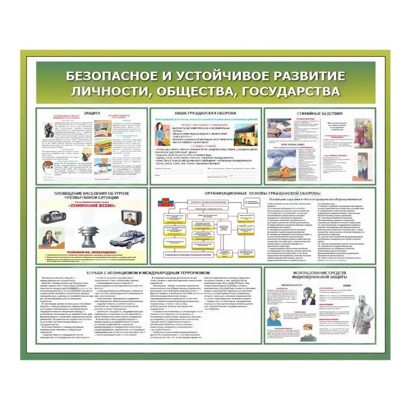Стенд "Безопасное развитие" 1,2×1 м