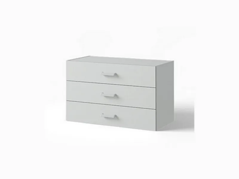 Тумба встраиваемая с 3 ящиками 490×480×648