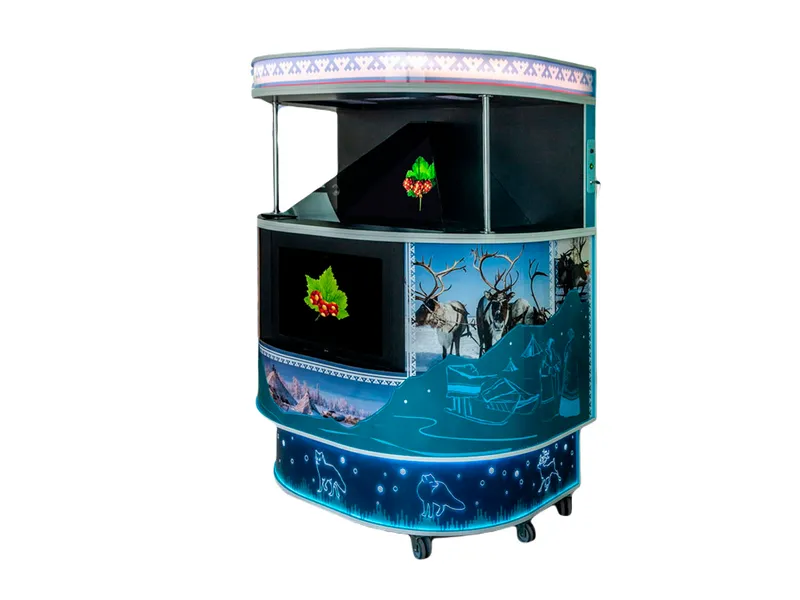 Голографическая 3D пирамида PILLAR 23,6"