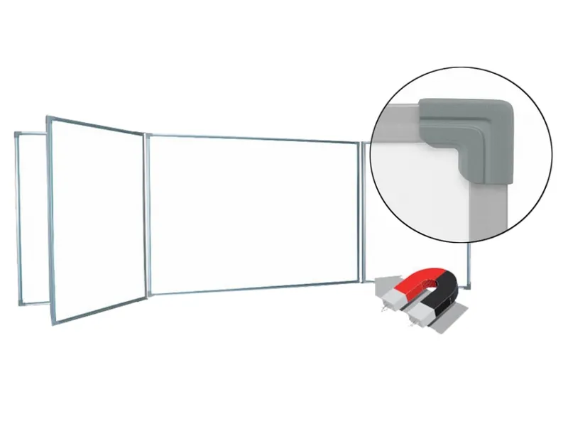 Пятиэлементная магнитно-маркерная доска 100х300