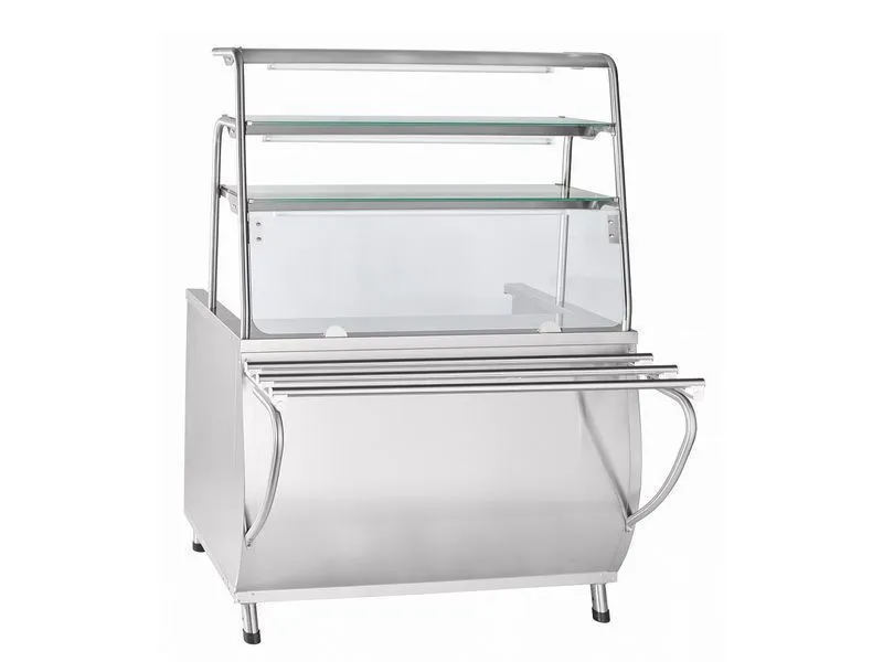 Мармит для первых блюд Премьер, 2 конфорки, 3 полки, L1120 мм