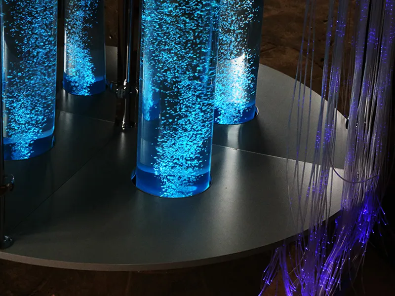 Большой сенсорный уголок с воздушно-пузырьковой колонной 2000х200 мм