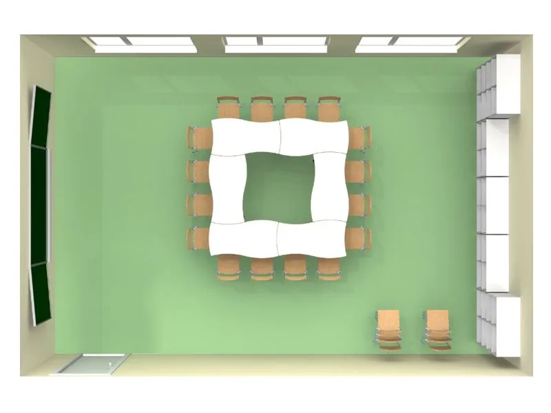 Стол ученический "Пазл" для ростовых групп 1–8