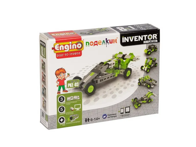 Конструктор ENGINO Автомобили - 8 моделей