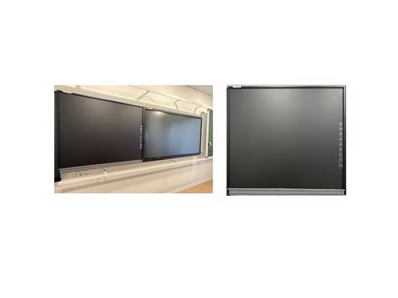 Черная сенсорная доска с панелью, 86 дюймов