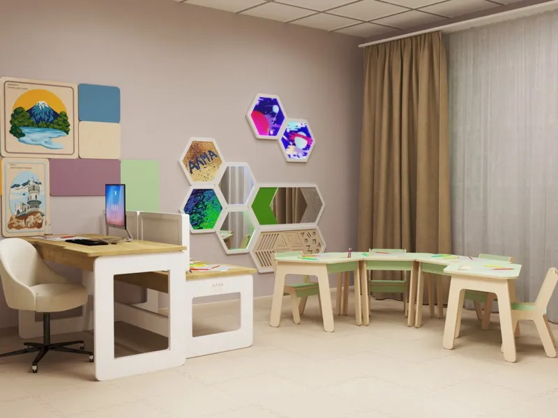 Комплект оборудования для кабинета Логопеда и Психолога, 20 кв.м