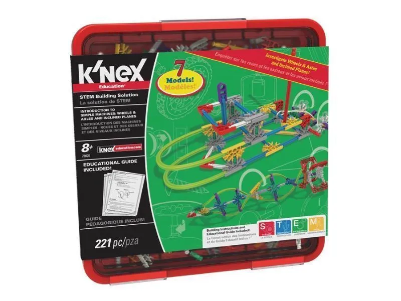 Конструктор K'NEX EDUCATION Изучение основ машин: Колеса и оси 8+