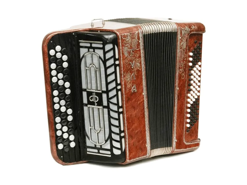 Детский баян Тула БН-41, трёхрядный