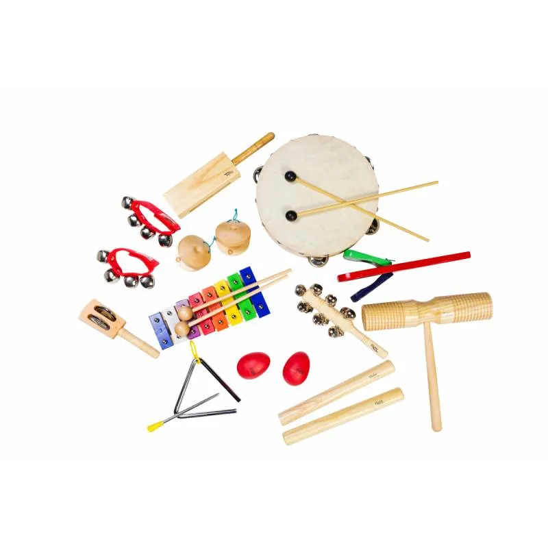 Перкуссионный набор из 12 предметов в сумке