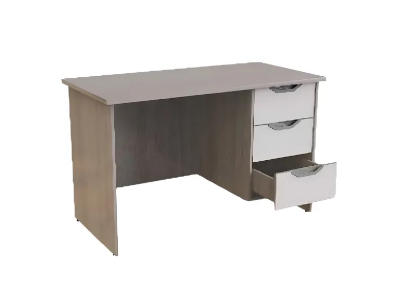 Стол письменный однотумбовый с тремя ящиками (ЛДСП 16 мм, рег.опоры)