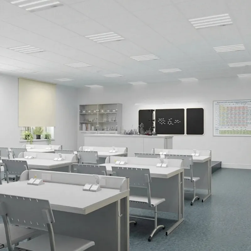 Лабораторный кабинет "Наука" с розетками