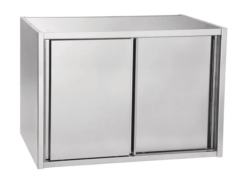 Полка-купе настенная, нерж.ст., 800x400x700 мм