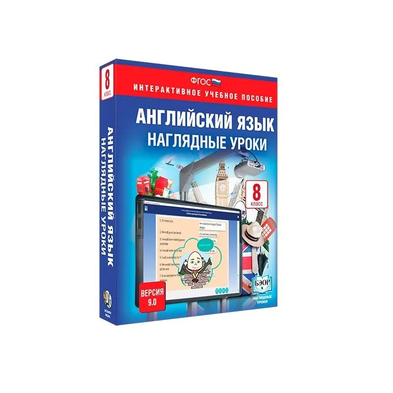 <h1>Библиотека ЭОР. Английский язык. 8 класс. Наглядные уроки</h1>