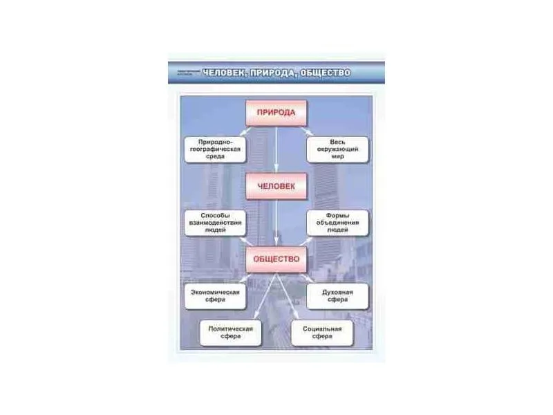Стенды «Обществознание» 8-9 класс, 7 плакатов 700×1000 мм