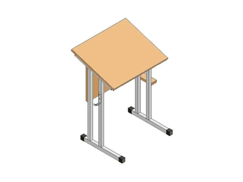 Стол ученический для кабинета черчения 850×500×760 мм
