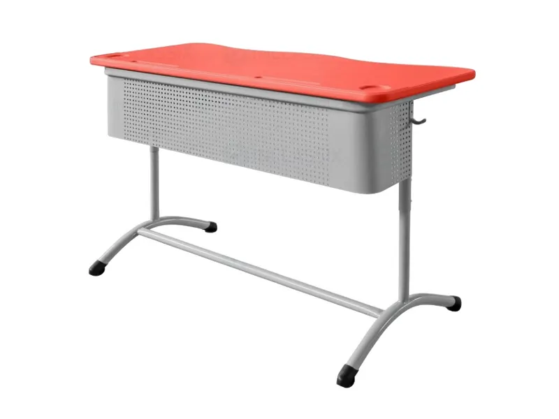 Школьный двухместный стол с перфорированным экраном ШСТ14