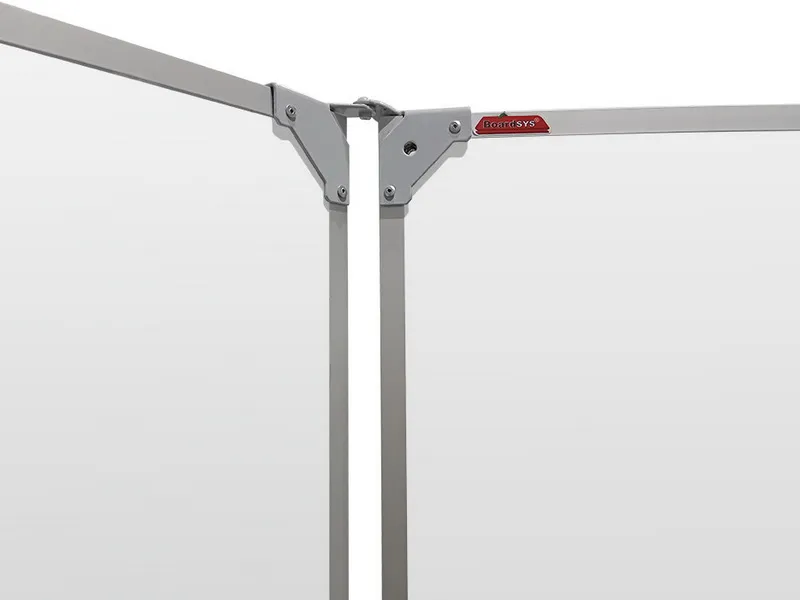 Трехэлементная магнитно-маркерная доска 100х300 - алюминиевый профиль