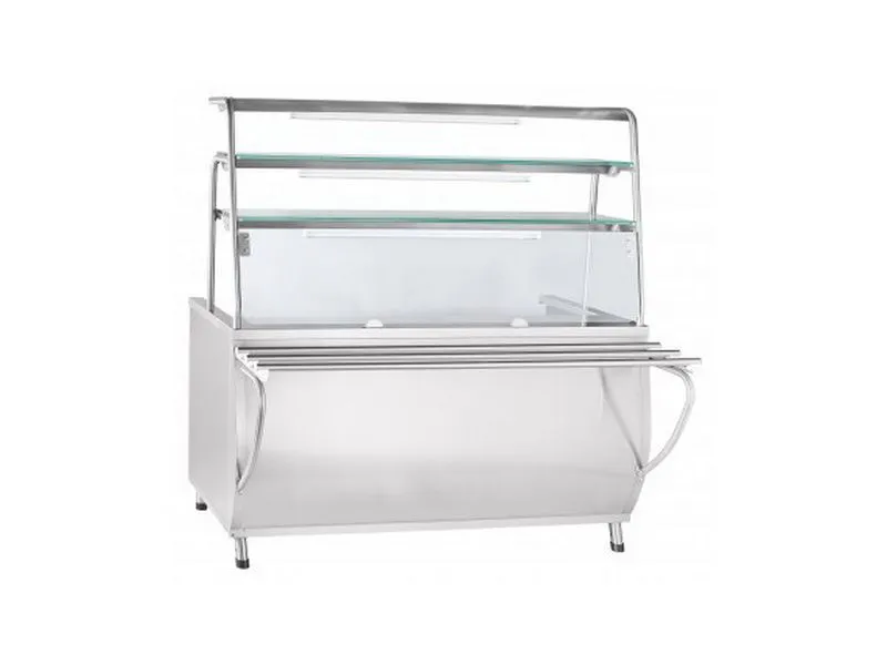 Мармит для первых блюд Премьер, 3 конфорки, 3 полки, L1500 мм