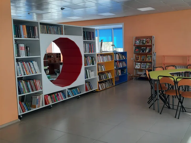 Стеллаж 2-сторонний ИЛЛЮМИНАТОР с посадочным местом 260х80х210 cм