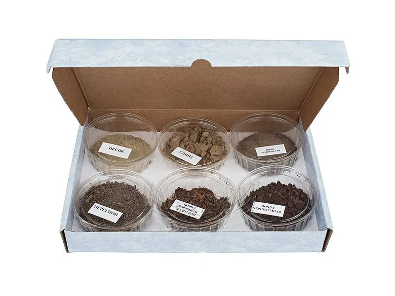 Коллекция "Почва и её состав" — 6 образцов