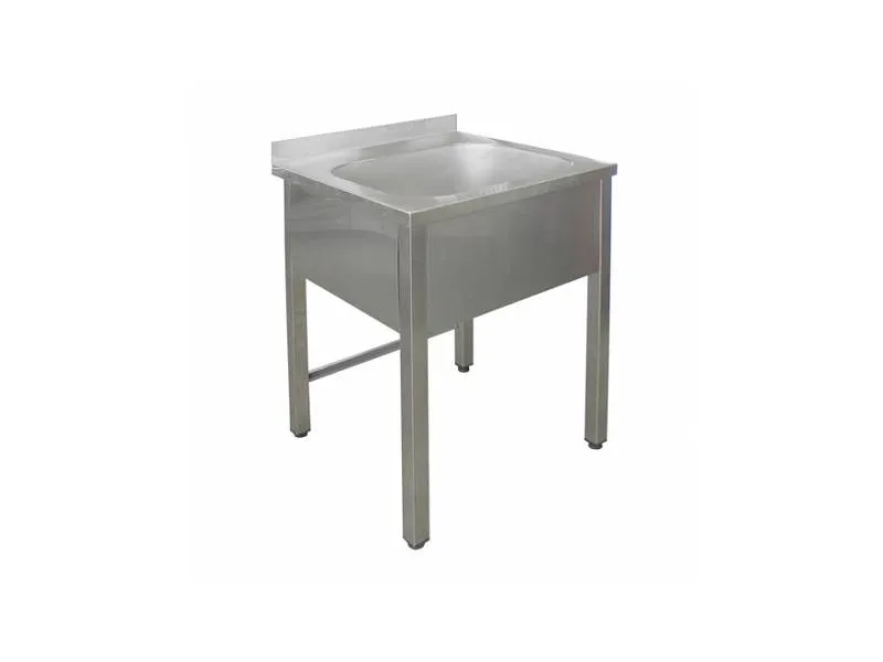 Ванна моечная ПРОФИ односекционная цельнотянутая с бортом