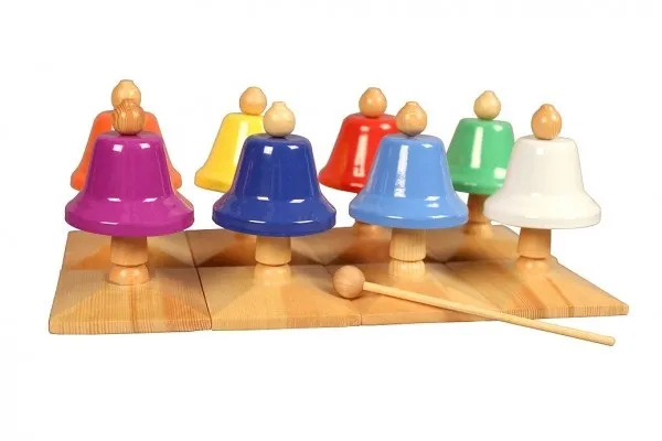 Набор колокольчиков на подставках (8 нот) 