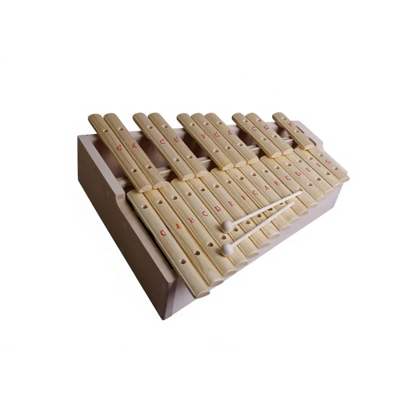 Ксилофон хроматический До мажор, 25 пластин, на высоком резонаторе, ель