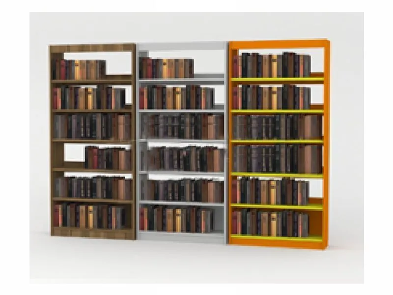 Стеллаж 1-сторонний 6 полок 900х292х2090 пристраиваемый сквозной