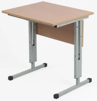 Стол ученический одноместный, с регулировкой высоты и угла наклона №5-7