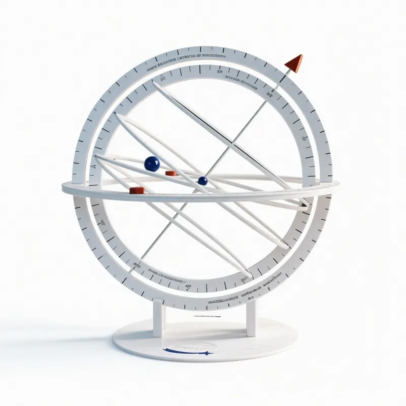 Армиллярная сфера (разборная), высота 37 см