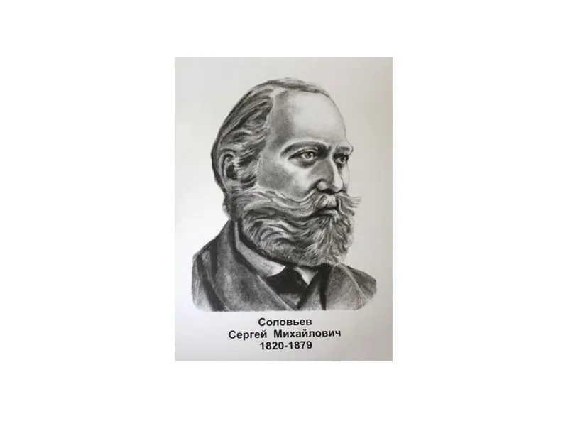 Портреты историков — комплект 7 шт. 30×42 см