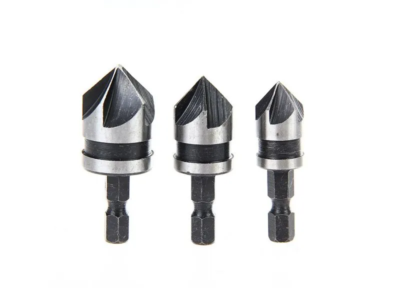 Набор зенковок конических, 3 шт.