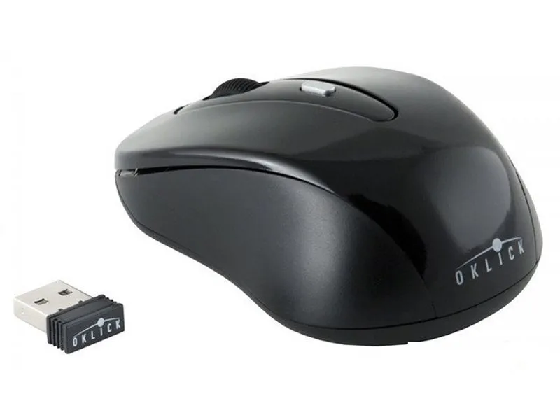 Мышь Oklick 435MW, оптическая, беспроводная, USB, цвет черный