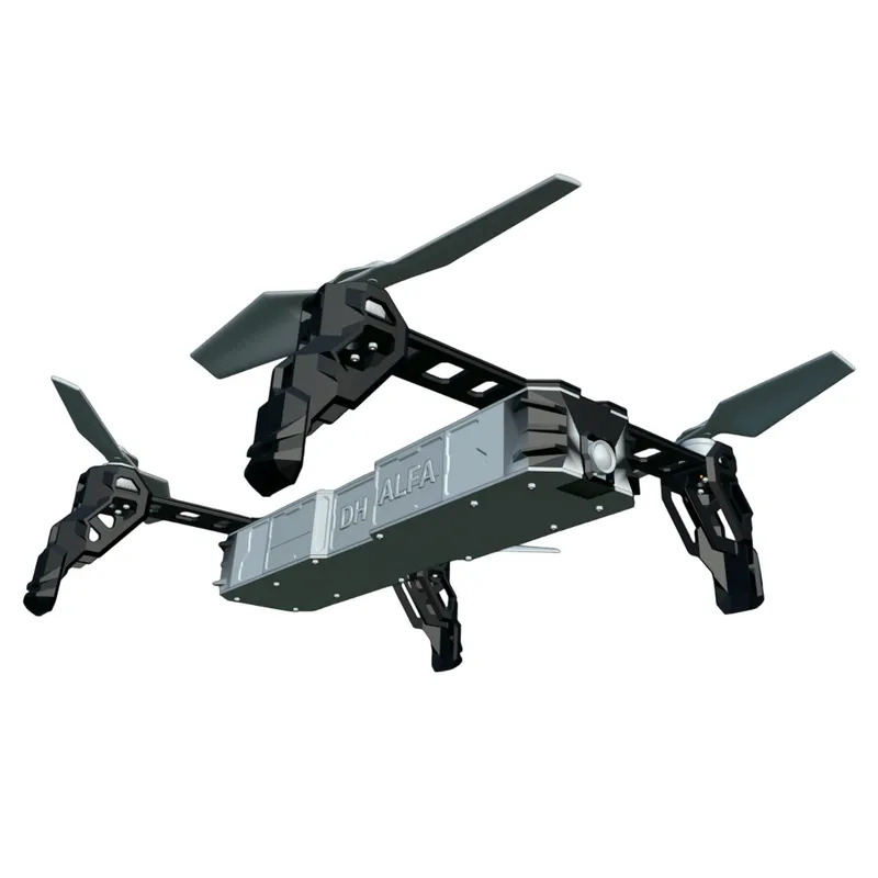 Комплект конструктор программируемый квадрокоптер DH:ALFA 2 в 1