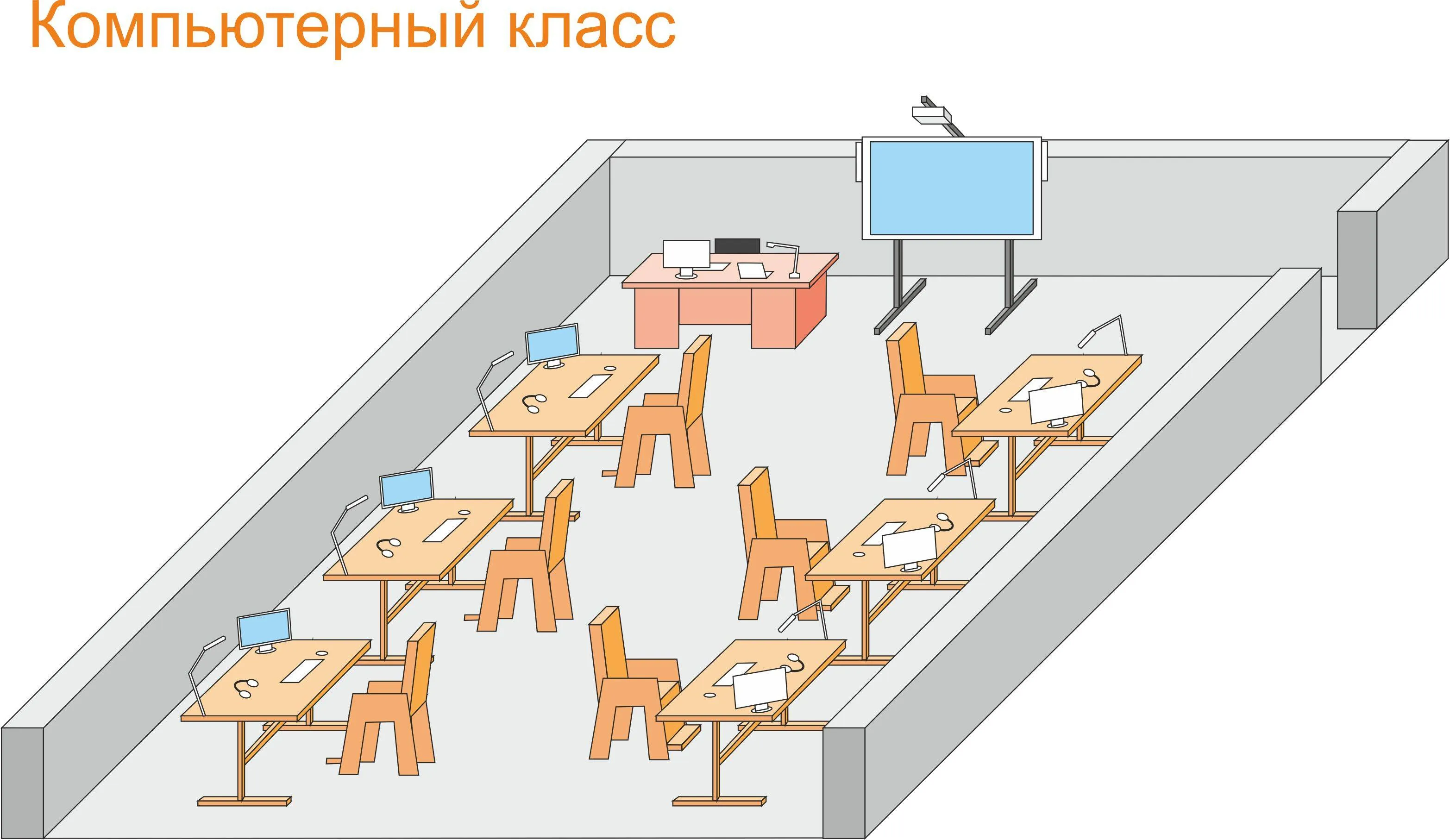 Компьютерный класс для детей с ограниченными возможностями