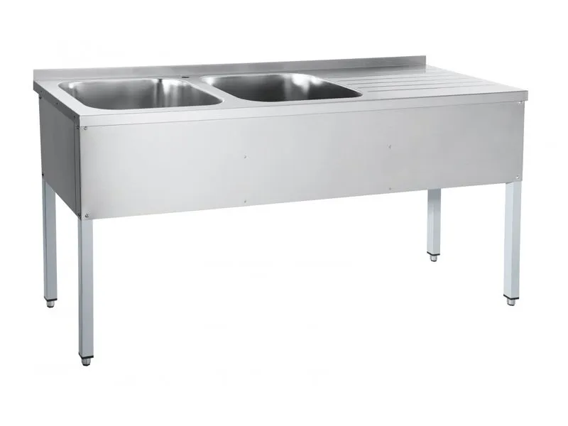 Стол для мойки овощей, краш.каркас, 1770х700х860 мм